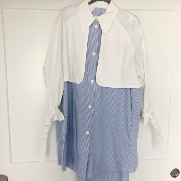 MM6 Maison Margiela Layered Shirt dress - Picture 2 of 3